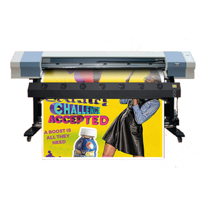 Impresora ecosolvente automática, 1,6 m, 1440DPI, lienzo, vinilo, pegatina,  plóter, 160cm, cabezal individual XP600|Impresoras| - AliExpress