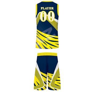 Uniforme de basket-ball 100% polyester fabriqué en usine, vêtements de sport, uniforme de basket-ball à vendre - Product Image 3