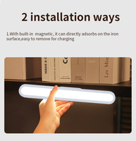 56 LED détecteur de mouvement lumière intérieure magnétique Dimmable placard lumières sans fil sous armoire comptoir lumières pour chambre