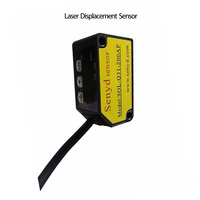 Sensor de Distancia Láser CMOS Fotoeléctrico con Salida Analógica Digital, Sensor de Desplazamiento Láser Lineal de Bajo Costo