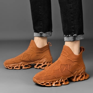 Chaussures de sport décontractées montantes pour hommes et femmes, antidérapantes, en maille respirante, chaussures de course, nouvelle lame, chaussette, jogging en plein air, marche en <span class=keywords><strong>ville</strong></span>, haute - Product Image 5
