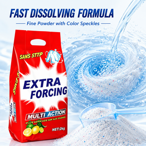 Poudre à <span class=keywords><strong>lessive</strong></span>, détergent en poudre, savon, linge de grande marque, 2kg, prêt à être expédié - Product Image 3