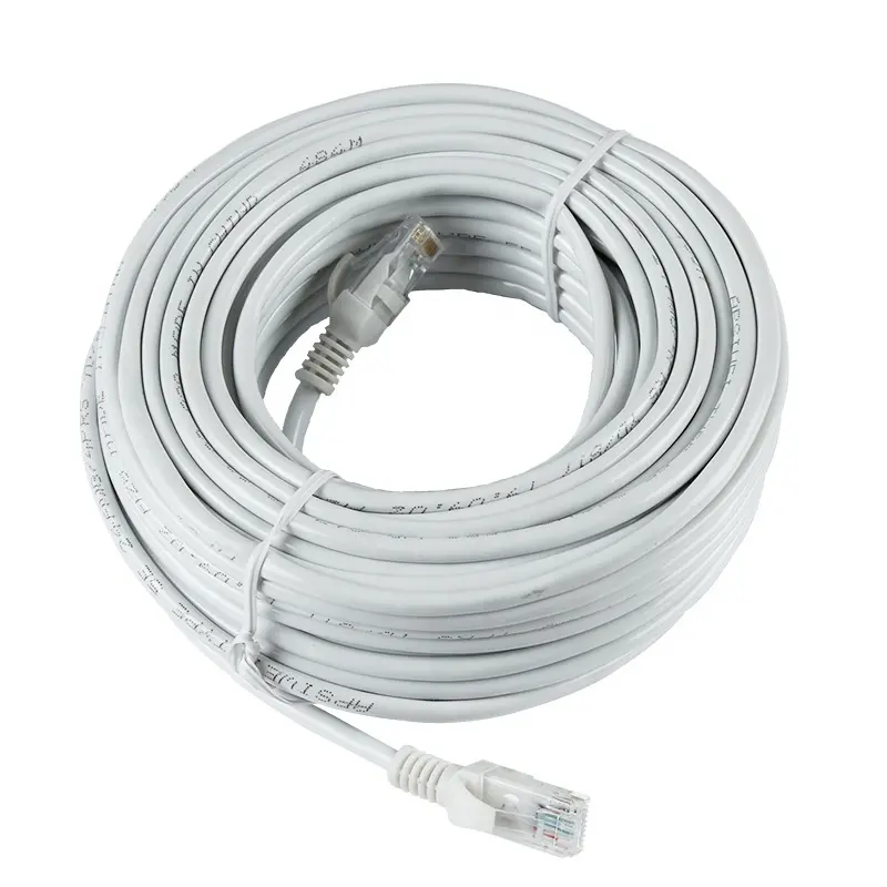 Connecteur veste en PVC pour ordinateur, connecteur RJ45, fil de cuivre, cat 5e 6 cat5e cat6 UTP FTP, câble réseau d'intérieur, cordon de raccordement