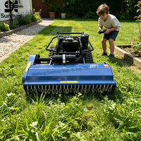 Tondeuse robot autonome à essence de 800 mm à braquage zéro, télécommandée, pour herbe et foin, excellent rapport qualité-prix