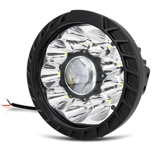 ไฟสปอร์ตไลท์ LED ทรงกลม 7 นิ้ว 9-80V 50W ไฟตัดหมอก LED แสงสูง-ต่ำ กำลังสูง ไฟส่องถนน ไฟสปอร์ตไลท์ LED สำหรับทำงาน - Product Image 1