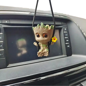 Marvel <span class=keywords><strong>Groot</strong></span> Action Doll Cute Mini Car Ornament Maceta Caja <span class=keywords><strong>de</strong></span> aromaterapia Juguete Perfecto Regalo <span class=keywords><strong>de</strong></span> Navidad para accesorios interiores - Product Image 1