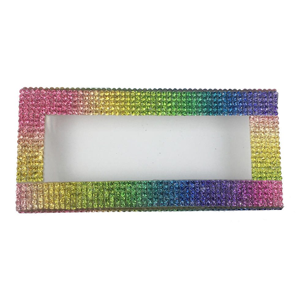 Rainbow diamond plastic box