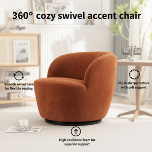 <span class=keywords><strong>Fauteuil</strong></span> d'appoint moderne nordique en tissu rembourré, <span class=keywords><strong>fauteuil</strong></span> barillet pour petit espace, idéal pour salon et mobilier d'hôtel - Product Image 2