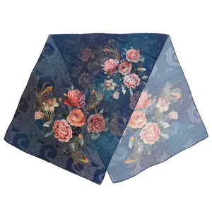 ผ้าคลุมไหล่ลายดอกไม้เต็มผืน เนื้อผ้าคอตตอน นุ่มสบาย พิมพ์ลายขนาดใหญ่ สำหรับผู้หญิงและเด็กผู้หญิง รุ่นใหม่ - Product Image 3