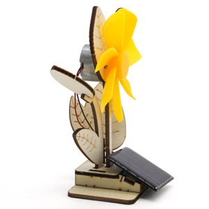 Kit de ciencia de flores solares, juguete educativo con vástago de madera para niños de 7 a 9 años, modelo de planta de energía solar, ensamblaje, aprendizaje STEM - Product Image 2