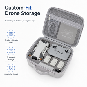 Estuche Rígido de EVA Personalizado OEM ODM para Transporte de Drones, Bolsa de Almacenamiento de Viaje Impermeable y Resistente a Golpes para Drones de la Serie <span class=keywords><strong>Mini</strong></span> - Product Image 1