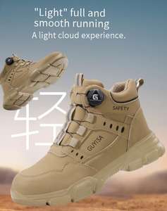 أحذية سلامة بالجملة من مصنع الأحذية الصيني، أحذية عمل خفيفة الوزن بدون أربطة للرجال والنساء مع مقدمة فولاذية - Product Image 3