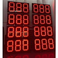 El Salvador 8.88 18 pouces 3 chiffres rouge vert station-service LED panneau d'affichage des prix affichage LED pour station-service