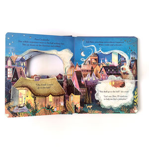 Jouets éducatifs personnalisés imprimés en couleur <span class=keywords><strong>Comic</strong></span> <span class=keywords><strong>Vision</strong></span> Board livre histoire image soulever le rabat impression de livre pour bébés - Product Image 3