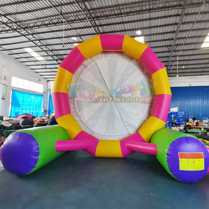 Commercial kids interactive sports <b>games</b> giant <b>inflatable</b> soccer football kick dart board - Product Image 3