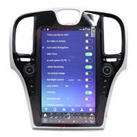 Écran Tesla 13,6 pouces, autoradio stéréo pour Chrysler 300C 2011-2023, autoradio Android 12, unité principale multimédia, Carplay