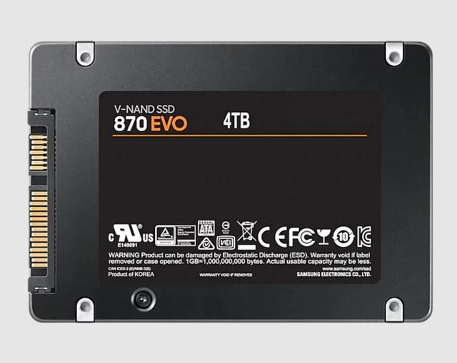 870 EVO Internal SSD 500GB-4TB SATAIII 2.5" 3D V-NAND TLC Read 560MB/s Write 530MB/s for Laptop PC Server