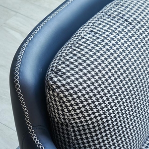 2026 Canapé simple rond simple et élégant <span class=keywords><strong>avec</strong></span> accoudoirs Chaise de salon <span class=keywords><strong>Fauteuil</strong></span> d'hôtel - Product Image 5