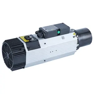 Enrutador CNC HQD 9kw, motor de husillo ATC refrigerado por aire para corte de madera 9,0/