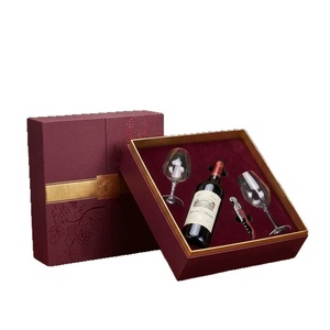 Custom Hot Stamped White <b>Cardboard</b> Wine <b>Gift</b> <b>Boxes</b> Factory Direct <b>Small</b> Batch Fast Sampling - Product Image 5
