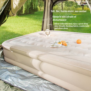 Fast <strong>Inflatable</strong> Soft Air Bed Mattress High Raised Airbed Fordable Portable <strong>Sofa</strong> Built in <strong>Pump</strong> <strong>With</strong> Pillow