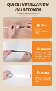 Từ thông minh ánh sáng ban đêm cho tủ quần áo lối đi cạnh giường ngủ nhiều cảnh <span class=keywords><strong>LED</strong></span> cảm ứng ánh sáng vô cấp mờ không rực rỡ - Product Image 6