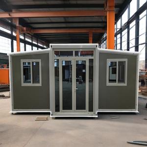יוקרה באיכות גבוהה בית מיכל מודולרי להרחבה עם מרפסת אופציונלית