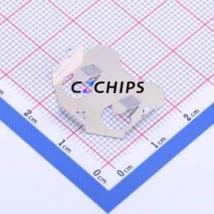 MY-2032-06 Button & Strip Battery Connector Through hole Component (THT) Connector Battery Clip CR2032 Phosphor Bronze Nickel - Product Image 2