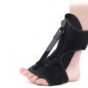 बी एंड एम समायोज्य लोचदार ओर्थोटिक टखने समर्थन संभालो रक्षक तल Fasciitis दर्द से राहत के लिए चिकित्सा रात पैर ड्रॉप पट्टी