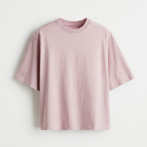 Fabricante de Camisetas Streetwear 100% Algodón, Corte Oversize Cuadrado, Frente Liso, Lavado Vintage, Serigrafía, Bajo MOQ, Proveedor - Product Image 1