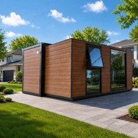Maison préfabriquée personnalisée en conteneur extensible de 20 pieds ou 40 pieds avec cuisine, villa, logement préfabriqué, maisonnette portable, maison mobile