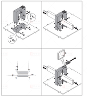 Transformateur de courant toroïdal monophasé de type fenêtre KHCT9R1D9 600A/5A 800A/5A à noyau divisé 50/60Hz 0.66/0.72kV