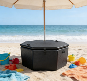 Vanace Bañera de Hielo Octogonal de Tela Drop Stitch, Cubo de Inmersión en Frío, Enfriador Portátil Inflable - Product Image 1