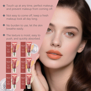 Serie di BB Cream Ammorbidente e Coprente per la Pelle, Idratante Delicato, Naturale e Leggero, Idratazione Viso, Illuminante, Base Morbida per il Trucco - Product Image 6