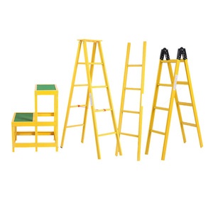 Sợi thủy tinh hai mặt 3 bước gấp thang có thể thu vào 4-12 chân cắt chống ăn mòn chống cháy - Product Image 5