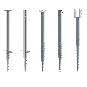 وصل حديثًا ، كومة أرضية حلزونية معززة لمحطة الطاقة الكهروضوئية ، أساس كومة سهل التركيب وموفر للوقت - Product Image 3