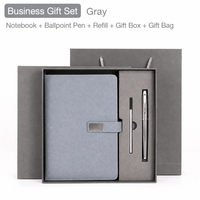 Coffret Cadeau Promotionnel Magic Box : Carnet A5 en Cuir PVC, Stylo Signature, Recharges, Boîte Cadeau Sérigraphiée, Sac Personnalisé