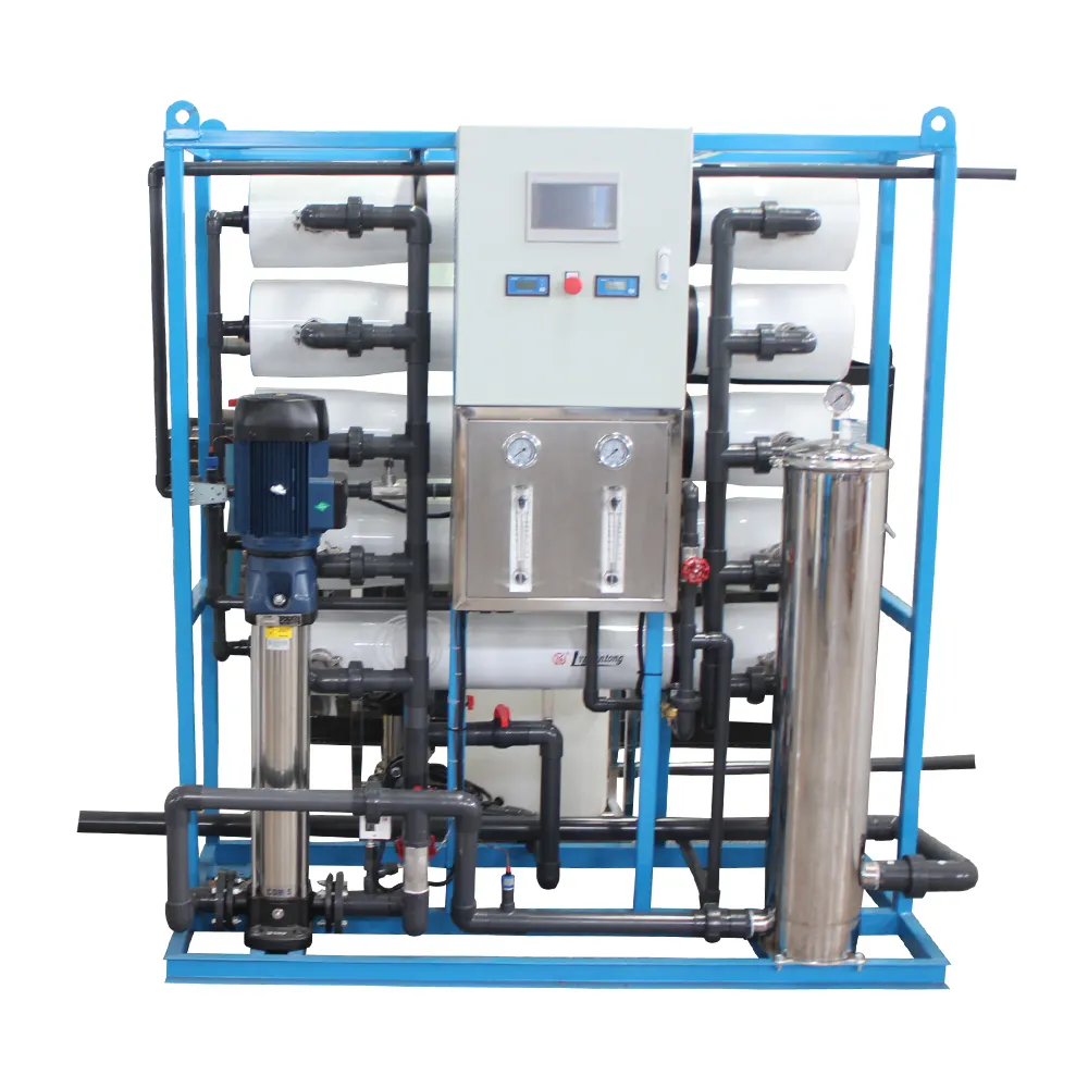 Automatische Plc Controle 4000 Liter/Uur Omgekeerde Osmose (Ro) Waterzuiveringssysteem Voor Hotel Water Supply