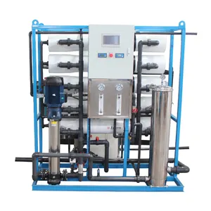 自动PLC控制4000升/小时反渗透 (RO) 净水系统，用于酒店供水