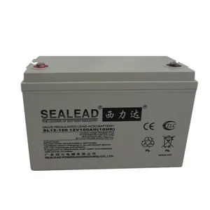 真ちゅう/銅端子トラフィックソーラーライト酸鉛電池12V100aH OEM/BRAND SEALEAD