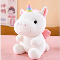 Assortiment de jouets en peluche personnalisés pour bébés, en tissu doux, avec coutures renforcées doubles, 7 pouces, pour les prix des salles de bowling