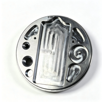 Pièces en aluminium usinées CNC 4 et 5 axes, structure complexe personnalisée, accessoires de quincaillerie CNC de précision pour l'usinage, anodisées