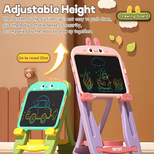 BGL mainan papan gambar dinosaurus ajaib, mainan anak-anak dua sisi, mainan papan gambar dinosaurus ajaib dengan kursi untuk anak-anak - Product Image 3