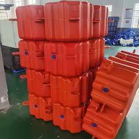 Pontons flottants en plastique à haute flottabilité, cubes modulaires en HDPE pour quai flottant, plateforme flottante pour bateaux
