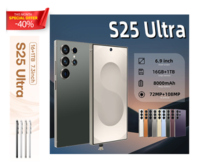Giá thấp S25 <span class=keywords><strong>Ultra</strong></span> 16GB + 1TB Android 5 gam Dual Sim điện thoại di động đầy đủ màn hình 144Hz Hiển thị tốc độ làm mới decacore CPU Tiếng Anh - Product Image 4