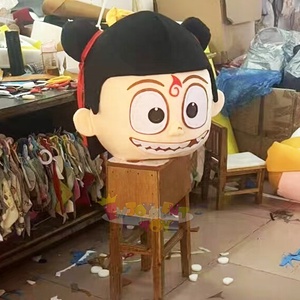 <span class=keywords><strong>Disfraz</strong></span> <span class=keywords><strong>de</strong></span> Mascota <span class=keywords><strong>de</strong></span> Nezha, Figura Mitológica China, Último Lanzamiento en Venta en Línea - Product Image 4