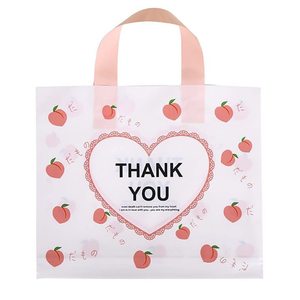 Quần Áo In Logo Tùy Chỉnh Tay Cầm Mềm Có Quai Đeo Mua Sắm Túi Nhựa Đóng Gói Có Tay Cầm Nhiều Màu Sắc Cho Quần Áo - Product Image 5