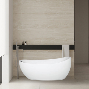 YIDA moderna in acrilico Freestanding vasca da bagno per adulti vasca da bagno vasca idromassaggio - Product Image 3