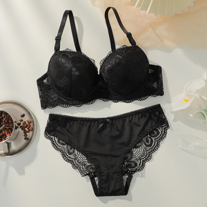 <span class=keywords><strong>Ensemble</strong></span> <span class=keywords><strong>de</strong></span> soutien-gorge sexy en satin <span class=keywords><strong>Victoria</strong></span>'s <span class=keywords><strong>Secret</strong></span>, 2 pièces, respirant, écologique, broderie, maille transparente, lingerie pour femmes matures - Product Image 1