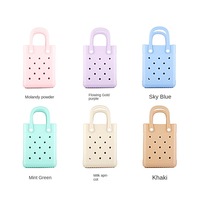 Sac fourre-tout EVA de luxe tendance et populaire pour l'été, couleur macaron, sac à main mignon pour enfants, mini sac de plage